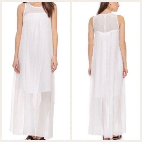 NWT Madewell Summer White Semi-Sheer Maxi Sundress, XS - Picture 2 of 7